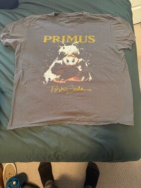 Primus Pork Soda Graphic Tee - Charcoal with Yellow Print